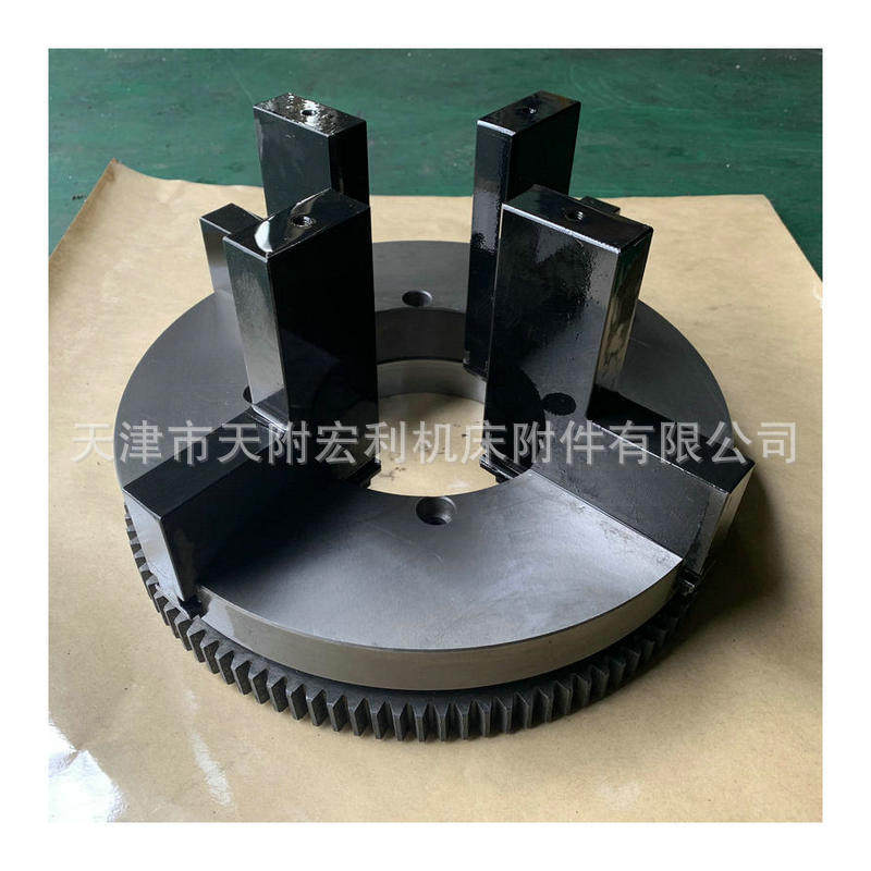wpd320-4电动卡盘大通孔四爪焊接卡盘电动自定心卡盘