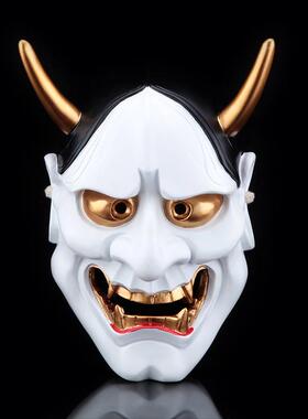 热销新款cosplay道具白鬼院凛凛蝶鬼头珍藏版般若面具910g