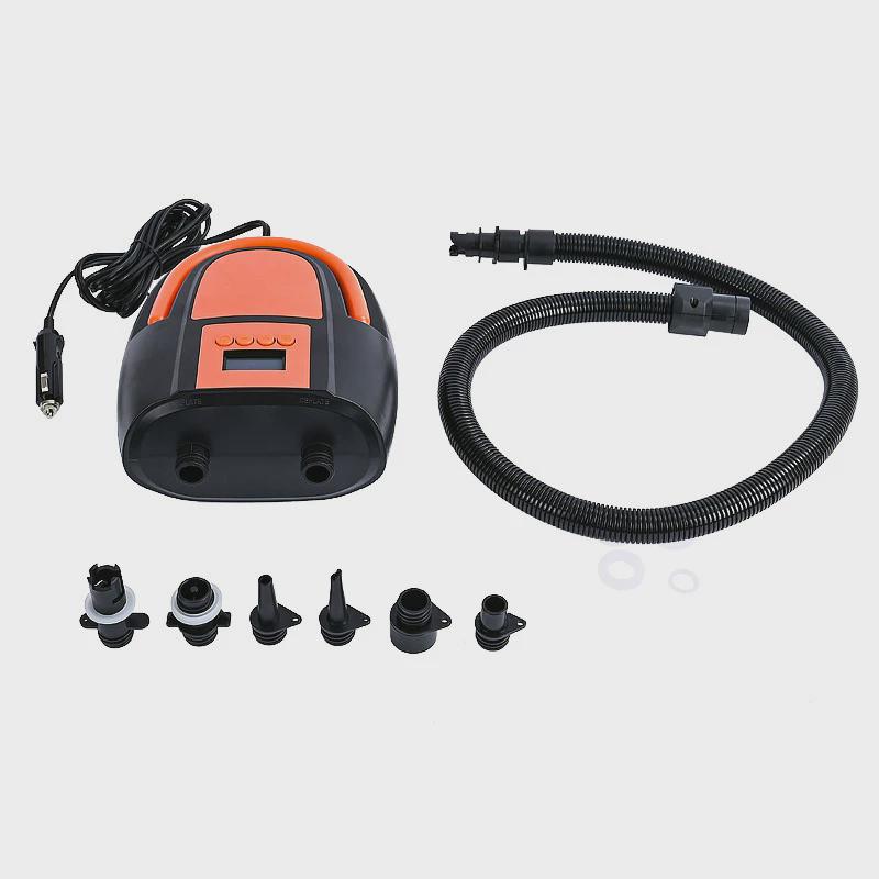 HA-782跨境12V车载电动充气泵橡皮艇冲锋舟桨板通用增压高压泵