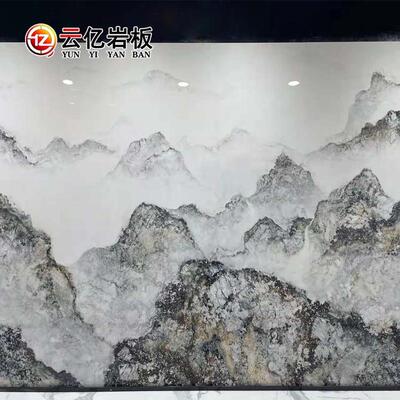 佛山厂家轻奢亮大板岩板背景墙客厅瓷砖沙发电视影视墙面家具台面