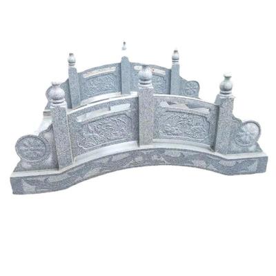 花岗岩石拱桥摆件小桥流水浮雕景观石雕石桥户外花园河道装饰