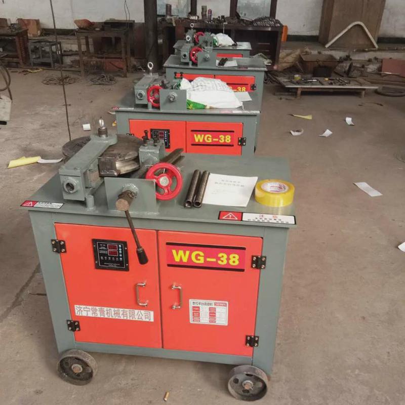 常青电动弯管机圆管方管折弯机数控弯管机wg38钢管弯曲机wg51平台