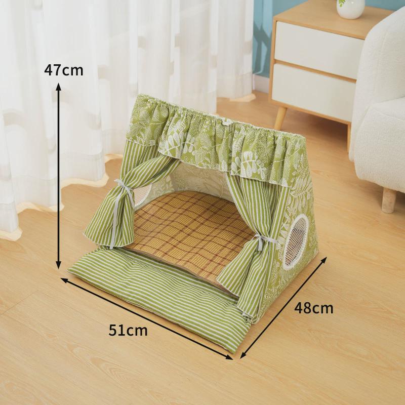 猫窝帐篷四季通用中小型可拆洗半封闭猫狗可爱网红夏秋季宠物用品