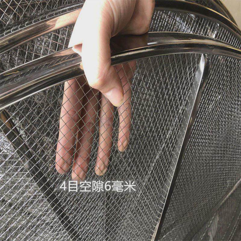不锈钢筛子圆形不锈钢网筛不锈钢簸箕茶叶烘烤网格不锈钢丝网筛子