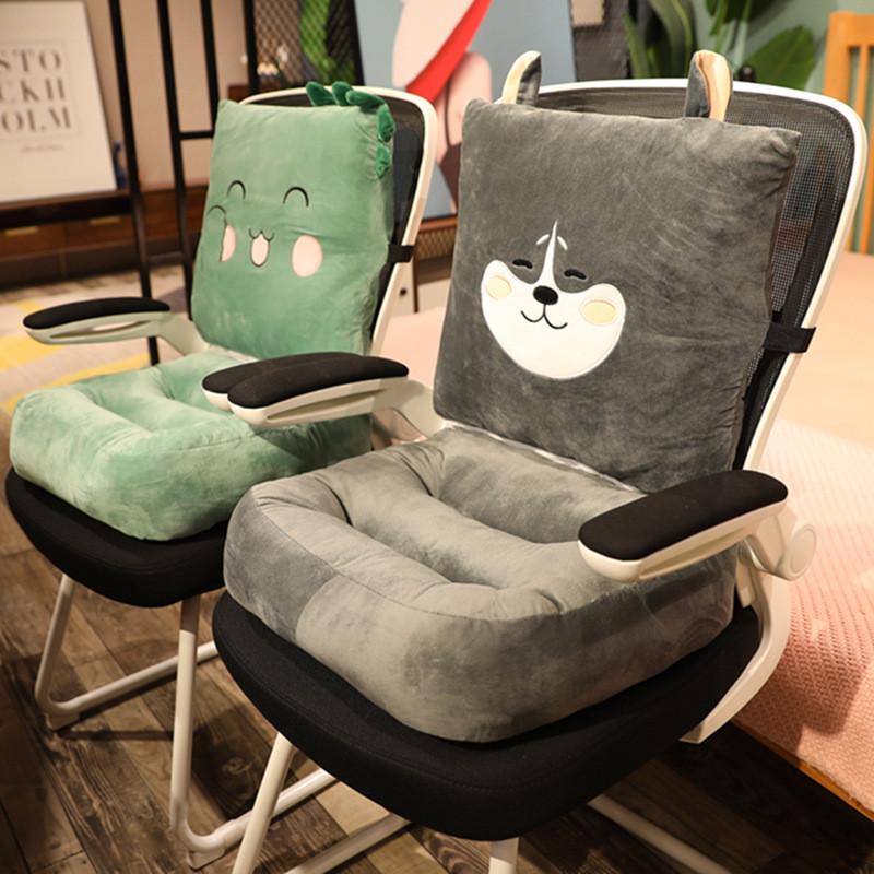 夏季加厚增高椅子坐垫靠背一体屁垫教室办公室久坐座椅垫靠垫学车