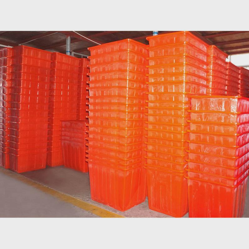 70~600L塑料方箱加厚塑料周转箱大方桶水产养殖方桶纺织印染箱