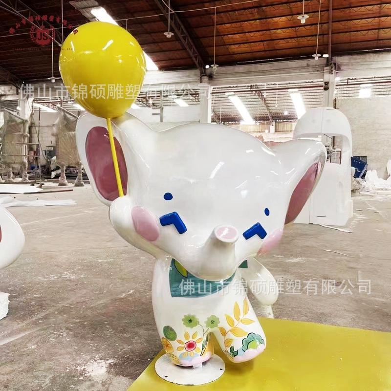 景观小品雕塑工艺品雕像幼儿园游乐园户外玻璃钢商场卡通龙摆件