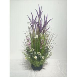 仿真狗尾巴草洋葱草盆景芦苇晴天草家居仿真绿植拍摄道具造景盆栽