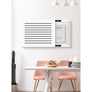 53N现代简约电表箱装 饰画弱电箱盖板电闸遮挡多媒体信号箱网线盒