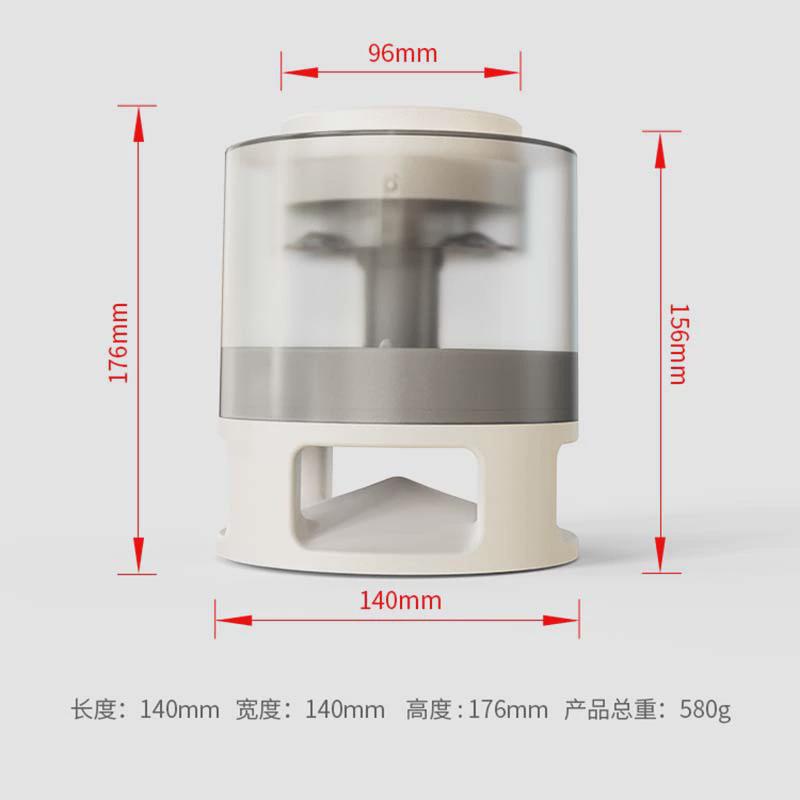 厂家直供宠物按压自动喂食器定量智力弹食器大容量猫碗狗碗喂食器