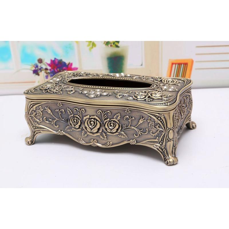 欧式纸巾盒创意高档抽纸盒客厅茶几家用餐桌抽纸盒酒店宾馆纸抽盒