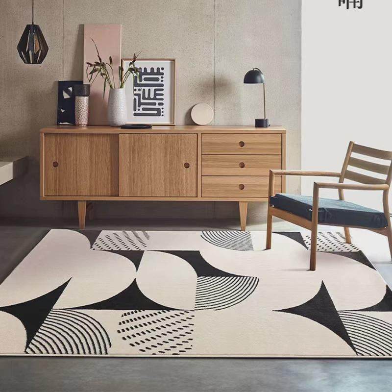 茶几轻奢几何客厅地毯卧室沙发北欧满铺加厚防滑地垫床边地毯家用,居家布艺,地毯,淘宝优惠券,粉丝福利购,淘宝优惠卷