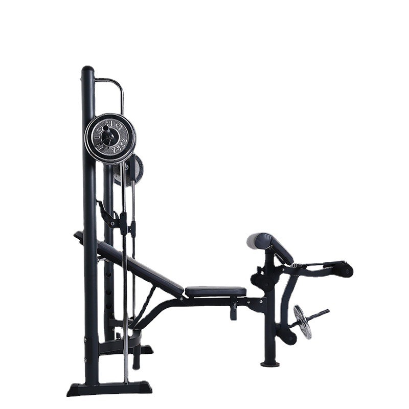 家用卧举重床健身器材腹肌训练器可折叠多功能推扩胸健身用品