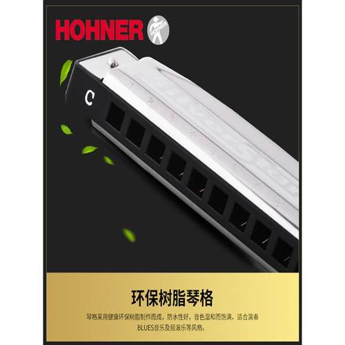 hohner10孔c调和莱蓝调十孔儿童成人学生初学布鲁斯和来口琴