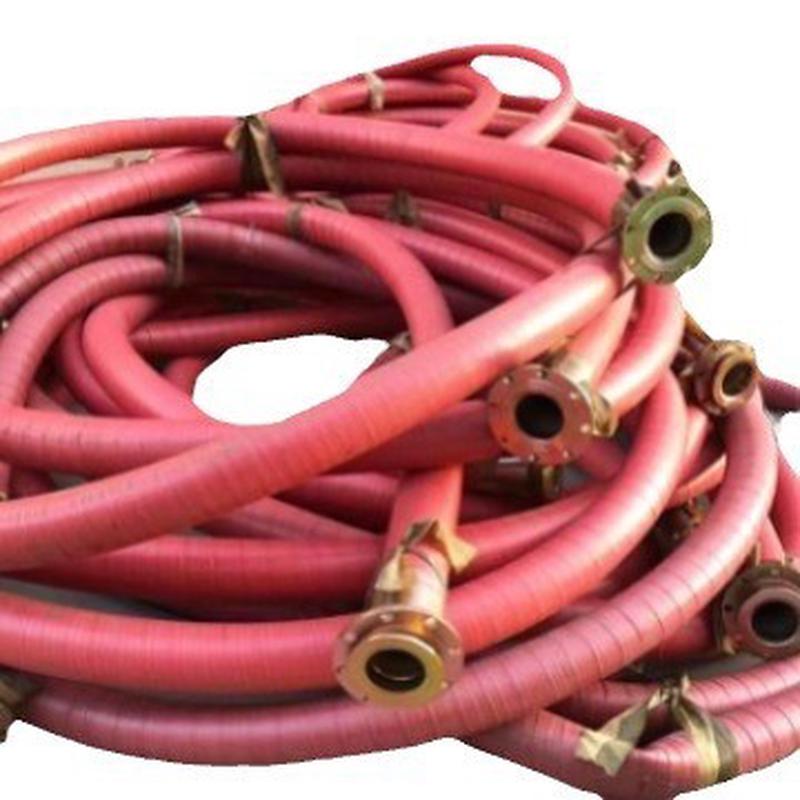 高压胶管大口径排吸法兰泥浆钢丝编织胶管钢丝骨架矿井液压管