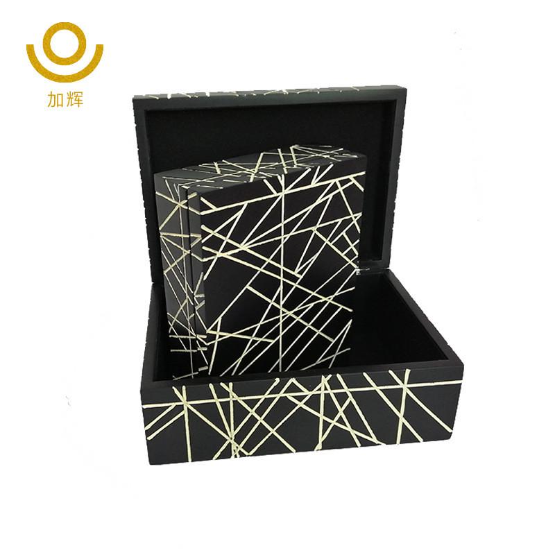 时尚翻盖木质首饰收纳盒创意新中式长方形木质盒子木质工艺品直销