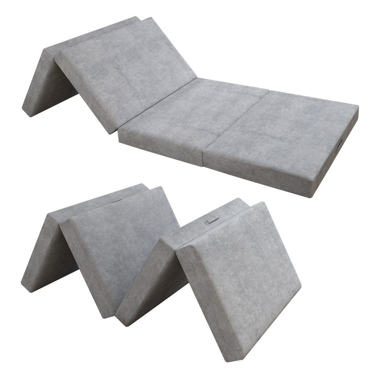 爆款可折叠打地铺三折垫加厚体操折叠垫床垫学生宿舍三折垫