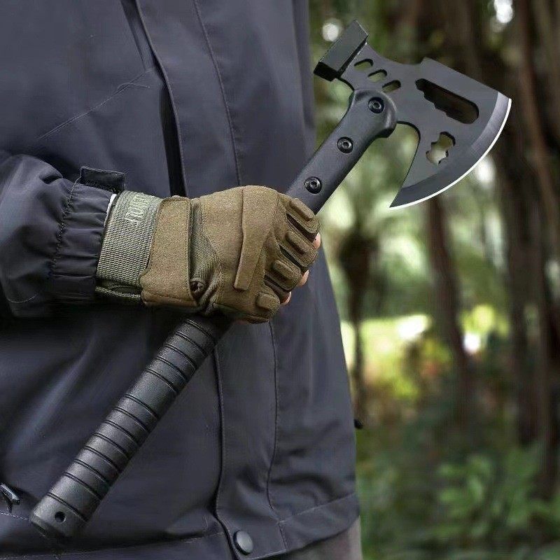 可供应跨境户外多功能战斧消防斧头开山工兵斧便携战术砍劈柴斧子,五金/工具,木工斧,淘宝优惠券,粉丝福利购,淘宝优惠卷