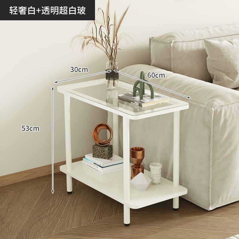 zy1茶台沙发侧边茶几奶油风方几夹缝易小桌子小户型边几小角几