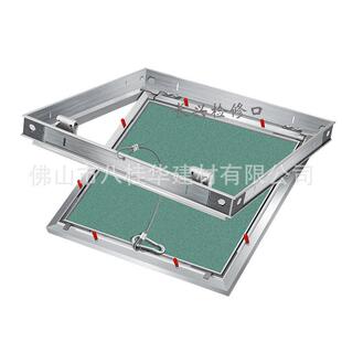 下拉式石膏检修口下翻检修口检修铝合金石膏天花吊顶隐藏式隐藏式