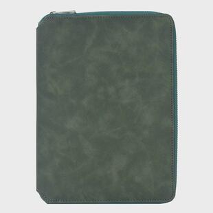 a5笔记本子商务拉链包会议记事本多功能旅行日记活页本可印logo