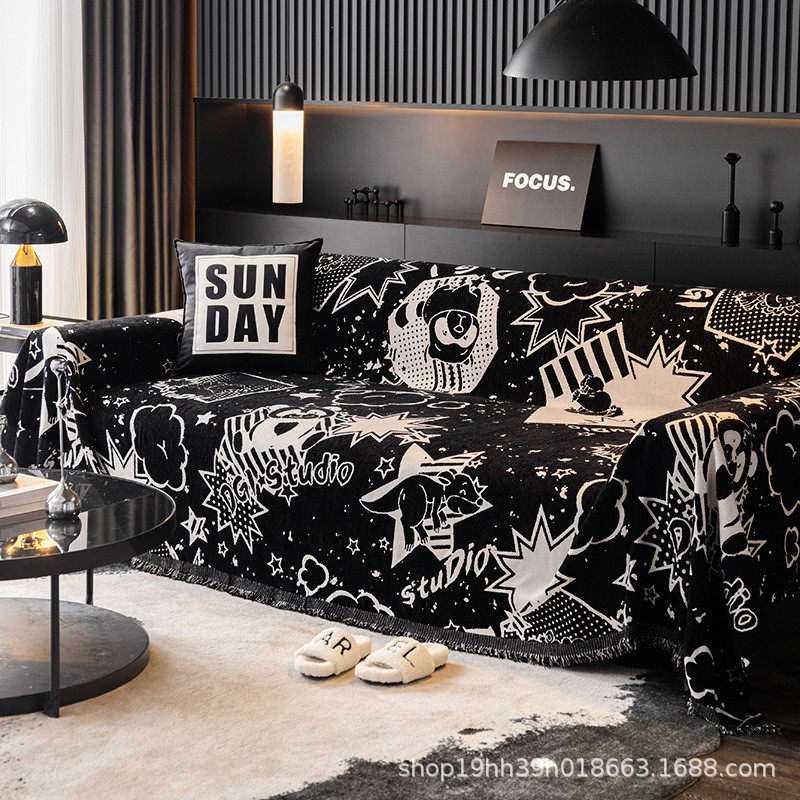 四季通用沙发盖布2024新款防猫抓沙发巾全盖沙发套罩沙发毯垫客厅,居家布艺,沙发垫,淘宝优惠券,粉丝福利购,淘宝优惠卷