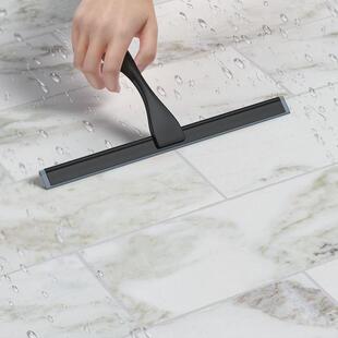 不锈钢黑色玻璃刮水器灰色硅胶条刮水浴室厨房清洁刮刀玻璃清洁器