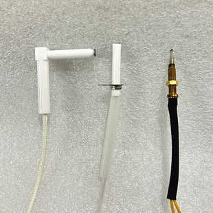 天然气液化气可翻盖魔碟灶专用直角7字点火针支架打火针热电偶针