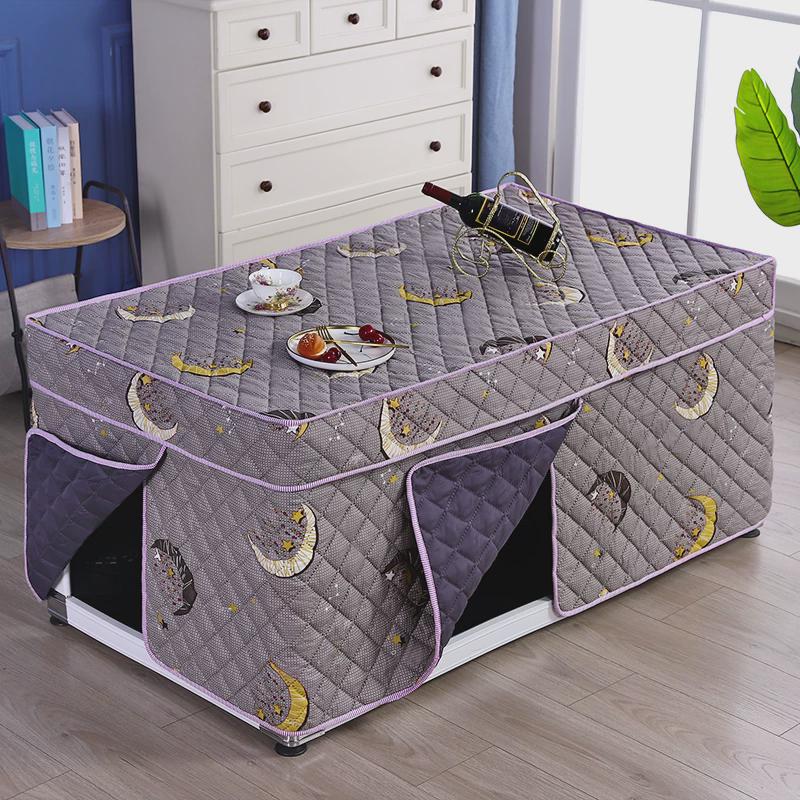 xei3新款加厚长方形茶几桌罩烤火桌子罩套烤火家用罩电炉罩套取暖