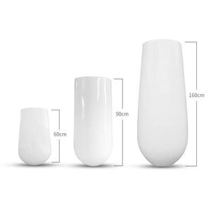 玻璃钢花瓶摆件现代创意酒店大堂花盆室内外客厅落地花器装饰