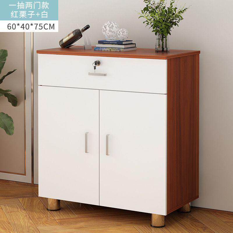 打印机柜活动电脑主机带床边收纳柜柜滑轮文件柜储物茶水桌边柜子