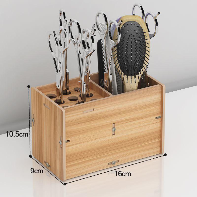 理发工具收纳盒剪刀梳子美发工具箱工具盒发型师工具箱发廊置物架