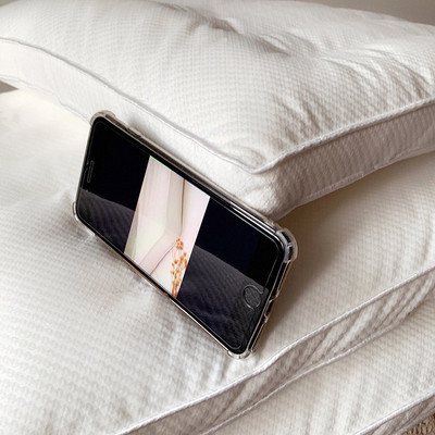 家用单人5睡眠低枕头低硬度枕芯仪征纤维柔绒枕公分透气