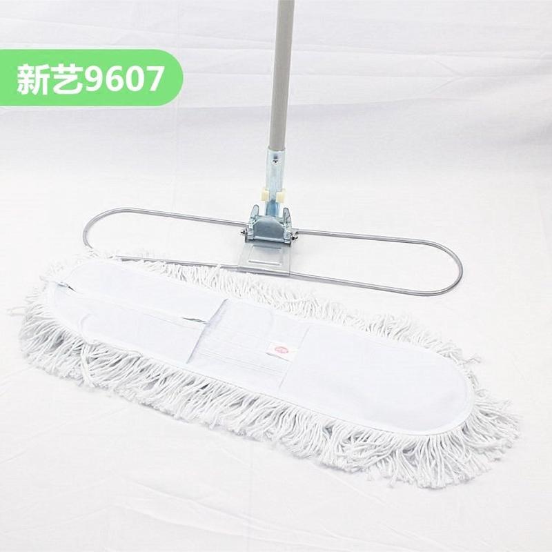新平板拖把9607/9609平拖60/90公分尘推家用拖把棉纱艺木地板瓷砖