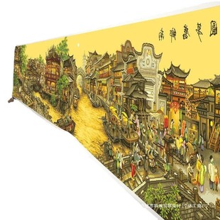 南乡旧梦图十字绣新款线绣大气客厅名画风景满绣手工刺绣