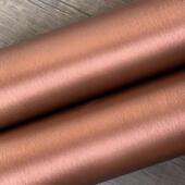 古铜色金属拉丝效果自粘墙纸壁纸家具电器展厅贴纸翻新展柜贴膜