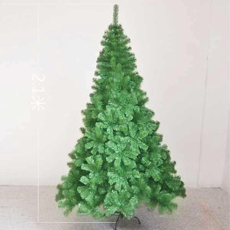 od59圣诞树1.21.51.82.1米松针雪花点豪华针树150cm白松加密圣诞
