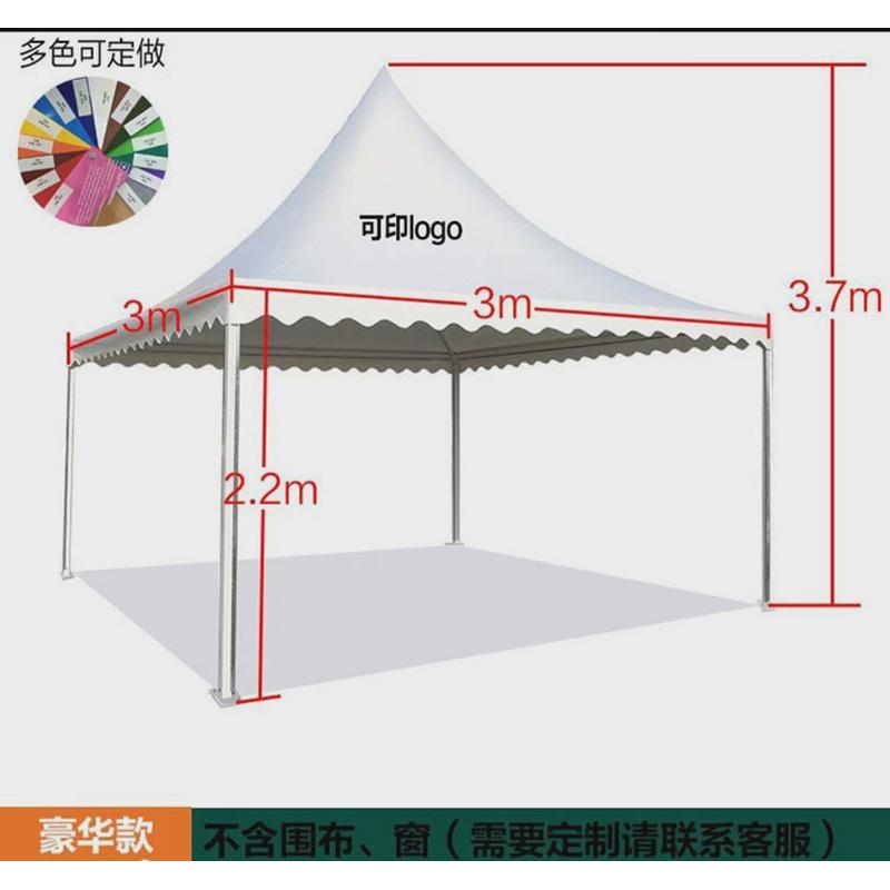 户外尖顶帐篷欧式活动婚礼摄影白色帐篷展会帐篷广告帐篷车展帐篷