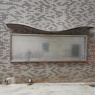 不锈钢挂墙宣传栏校园橱直供户外文化公告栏佛山厂家窗栏定制