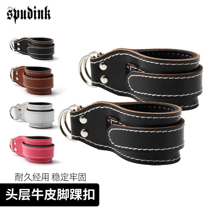 牛皮脚环扣练臀练腿脚踝绑带健身配件脚套绑带龙门架训练护脚腕扣,运动/瑜伽/健身/球迷用品,运动护踝,淘宝优惠券,粉丝福利购,淘宝优惠卷