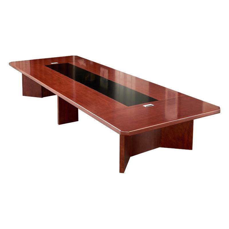 会议桌长桌油漆实木贴皮商务条形桌大型胡台会议桃色会议桌椅组合,商业/办公家具,会议桌,淘宝优惠券,粉丝福利购,淘宝优惠卷