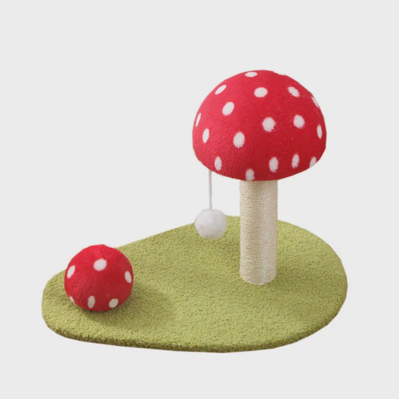 小蘑菇猫爬架幼猫猫抓板猫窝猫树一体猫咪用品小型猫爪柱磨爪器