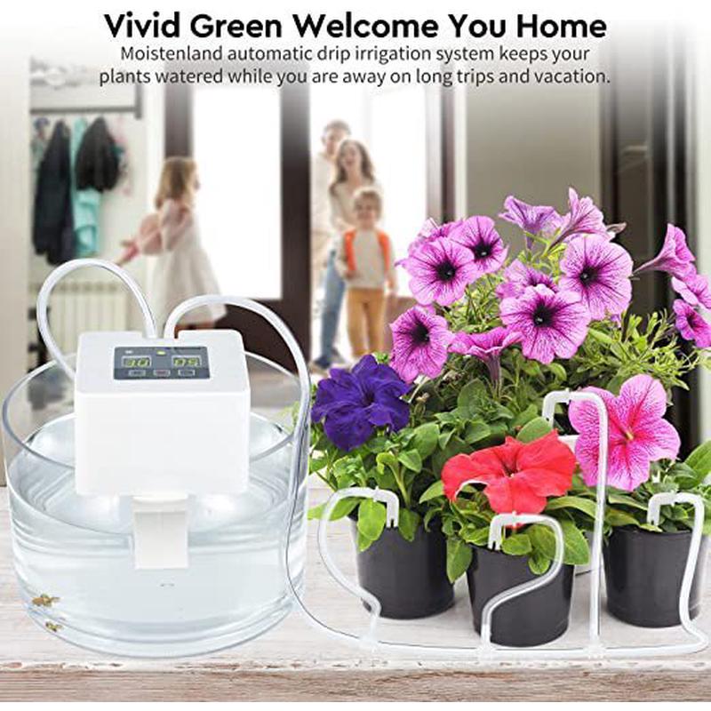 高品质装置自助浇花器微型diy定时自动浇水器室内植物滴灌套件