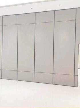 酒店活动隔断饭包厢电动酒楼移动隔音间折叠推拉旋转山水画屏风门