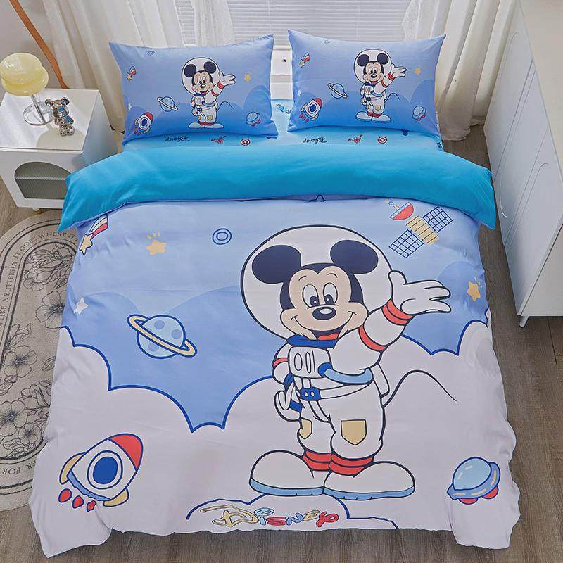 大眼怪床上四件套大毛怪亲肤棉儿童卡通床单被套罩学生宿舍三件套,床上用品,床品套件/四件套/多件套,淘宝优惠券,粉丝福利购,淘宝优惠卷