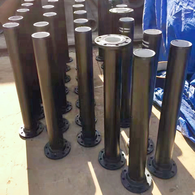 铸铁法兰管带法兰的球墨铸铁管耐压单盘直管双法兰翼环铸铁管