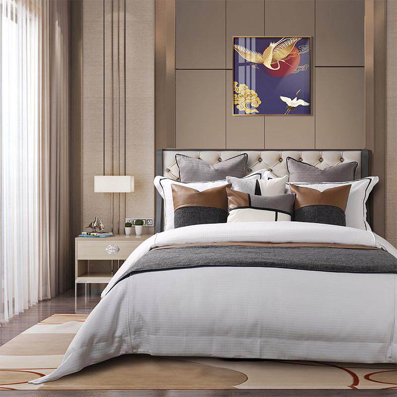 样板间床品意式多件套酒店家具展厅软装摆场专用床上用品套件,床上用品,床品套件/四件套/多件套,淘宝优惠券,粉丝福利购,淘宝优惠卷