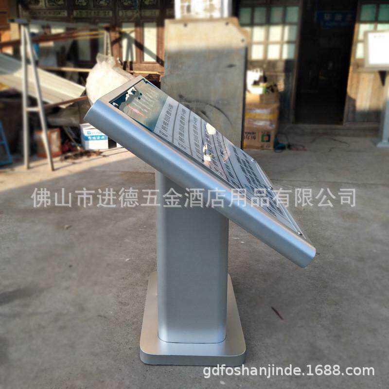 加厚不锈钢导视台导视牌学校小区景区商场总平面图楼层索引台制作