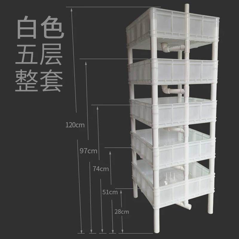 立体龟苗箱龟池小乌龟缸带晒台食台塑胶龟缸养龟养殖龟盆饲养盒