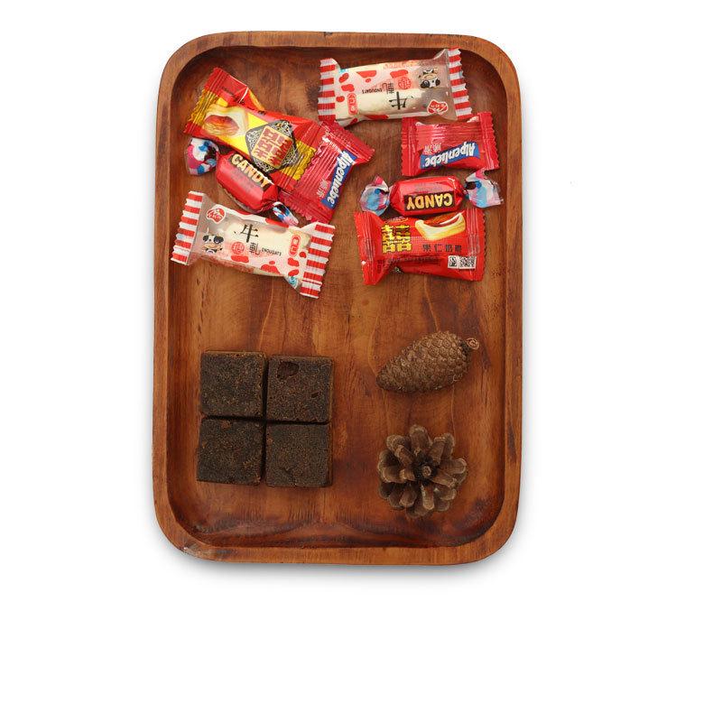 热销新款中式实木方形托盘家居酒店木托盘果木盘子木质餐具供应批